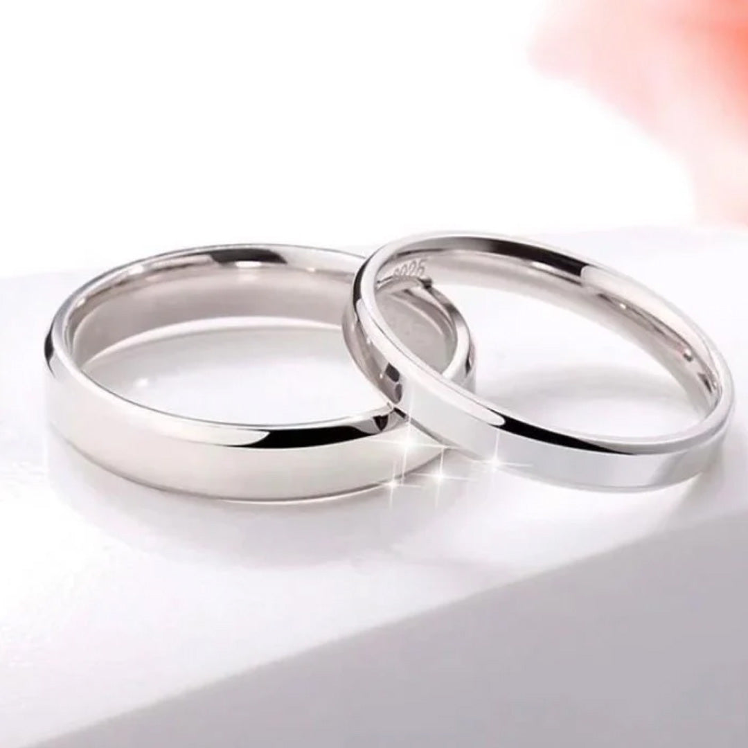 Par De Alianca Prata R58 4Mm 2 Anos De Garantia
