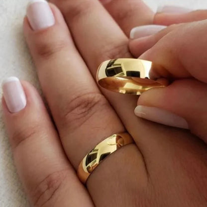 Par De Aliancas Jk2 Tradicional 6Mm 2 Anos De Garantia