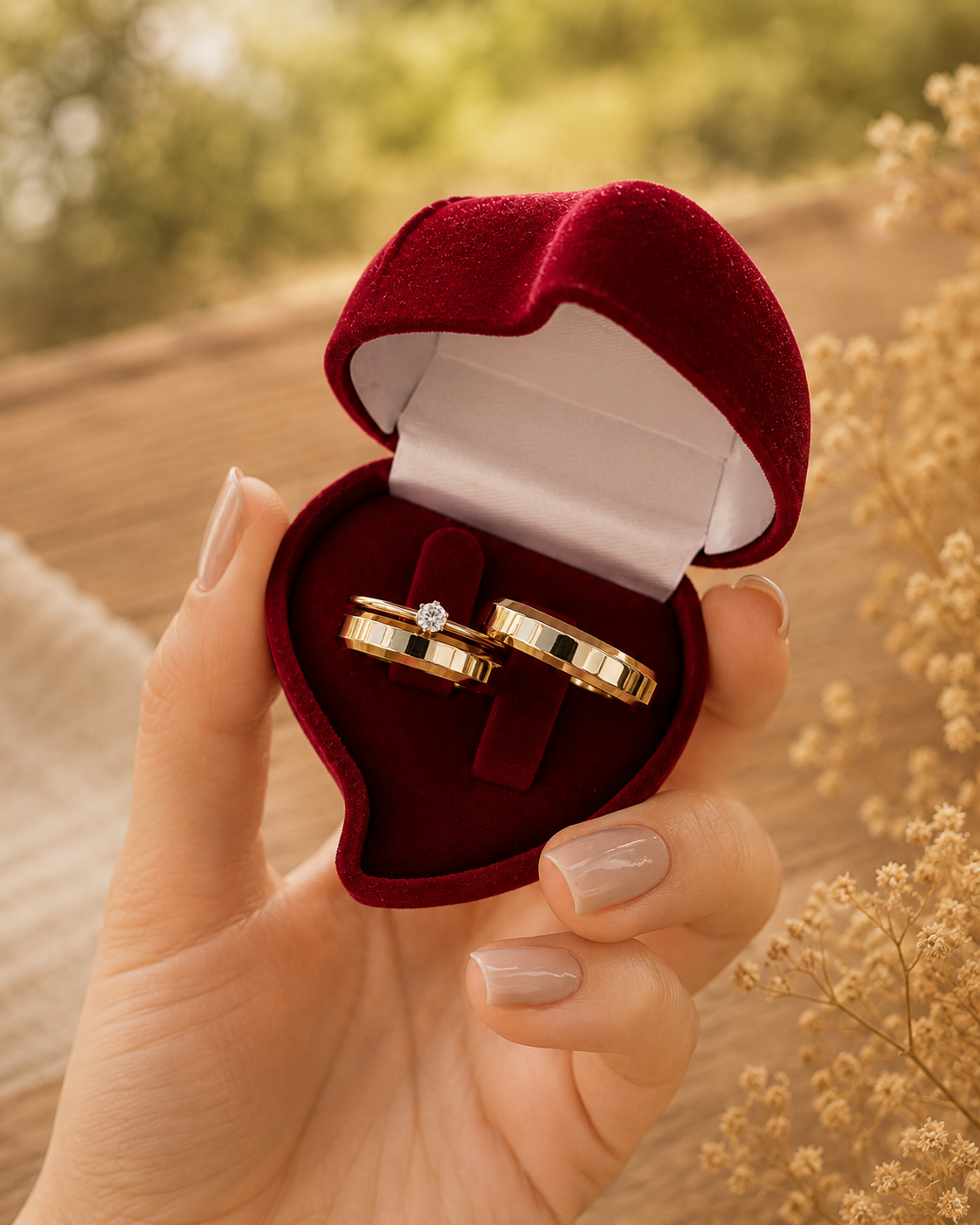 Par Alianças Eternize – Ouro 10K Premium (4mm, 6g o Par)