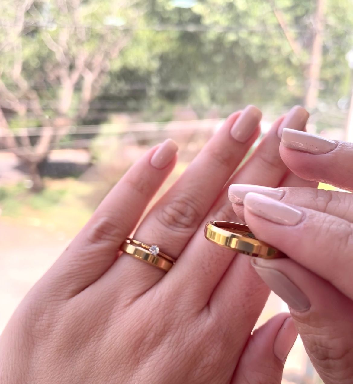 Par Alianças Eternize – Ouro 10K Premium (4mm, 6g o Par)